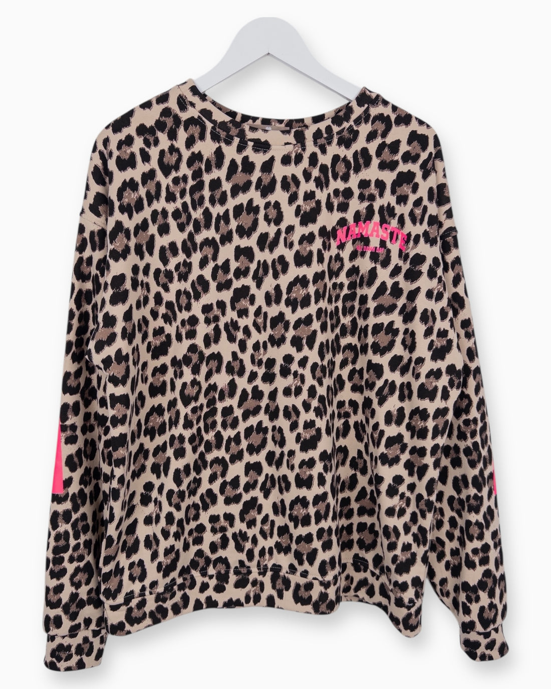 Oversize Leo Sweatshirt Namaste beige pink