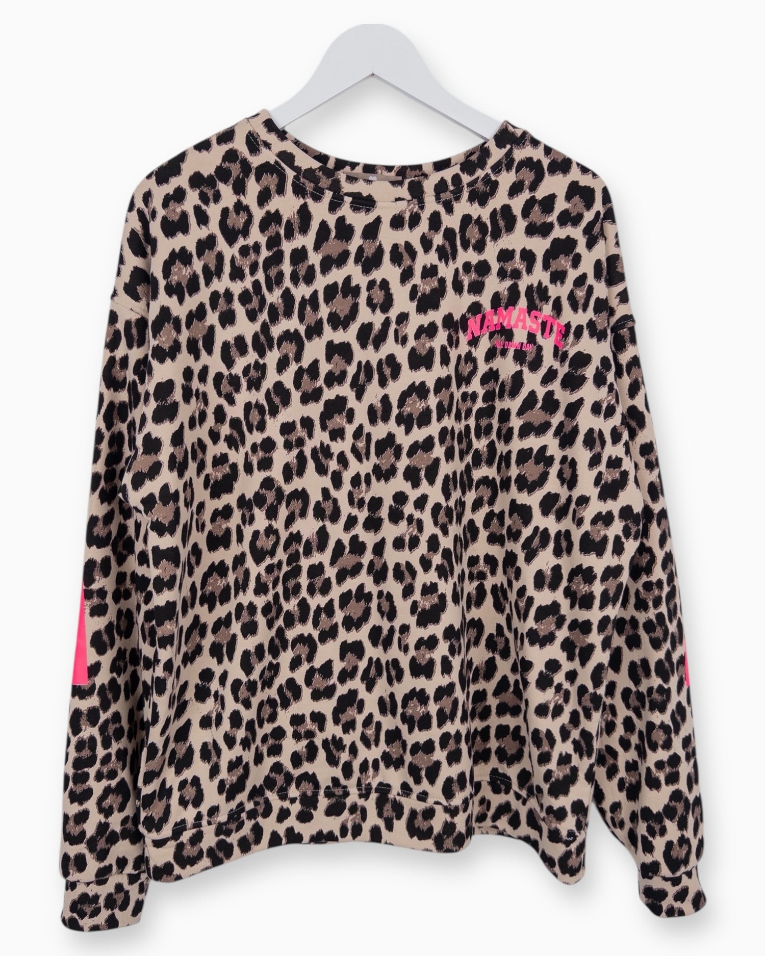 Oversize Leo Sweatshirt Namaste beige pink