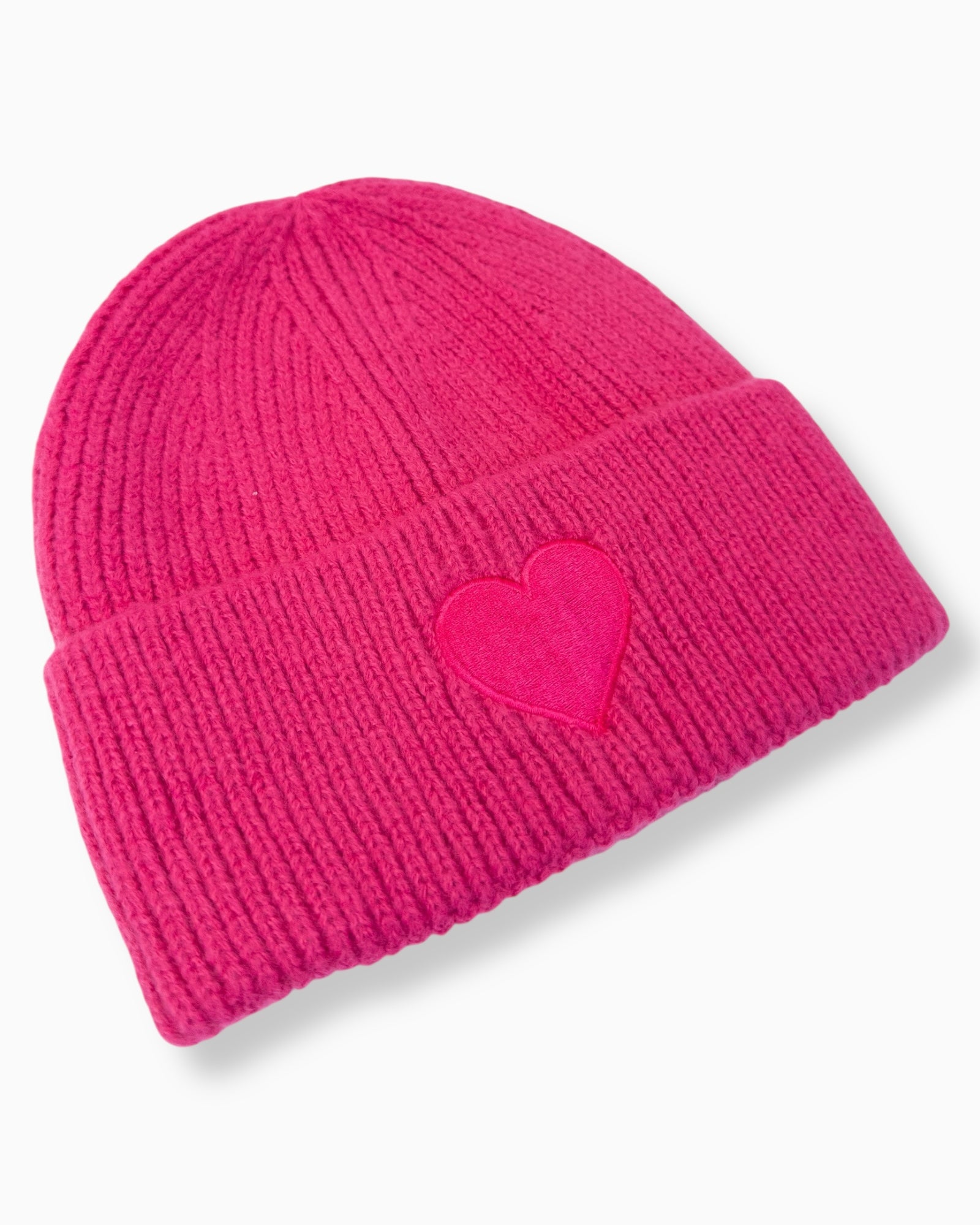 Mütze Herz pink