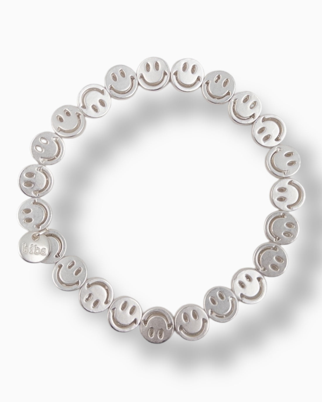 Armband Smiley silber