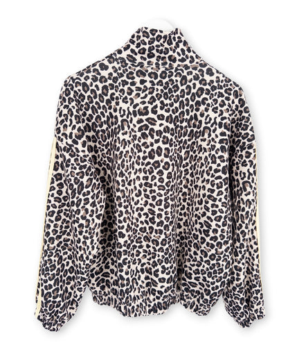 Leo Blouson-Jacke Streifen gelb