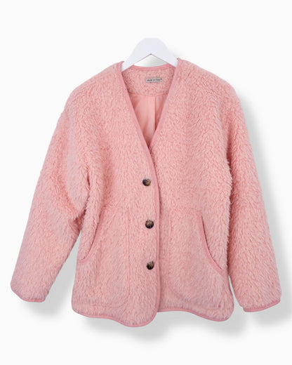 Teddy Jacke rosa