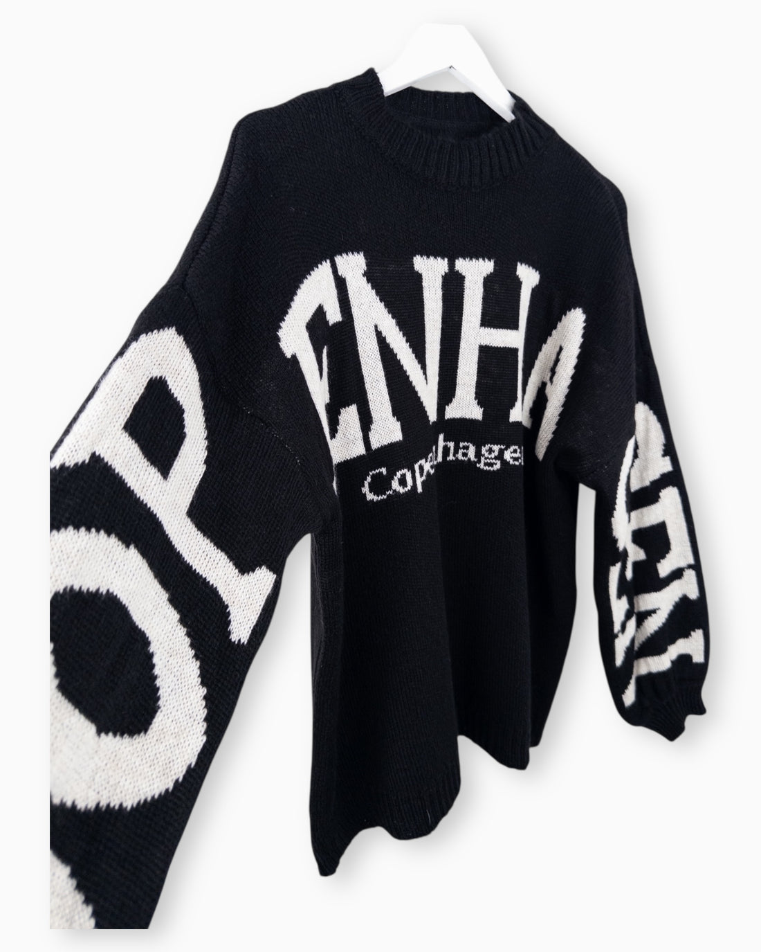 Strickpullover Copenhagen schwarz weiß