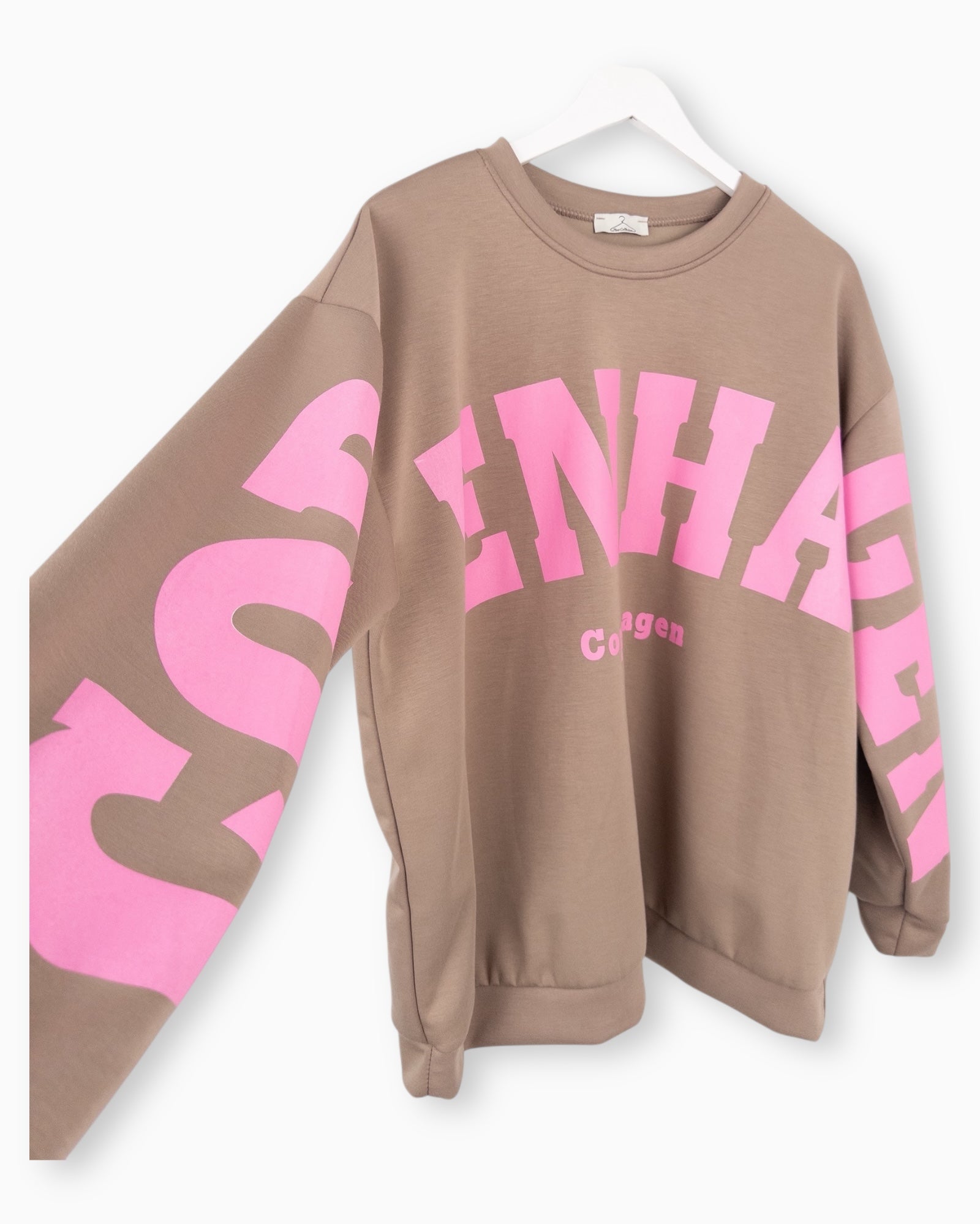 Oversize Sweatshirt Copenhagen hellbraun