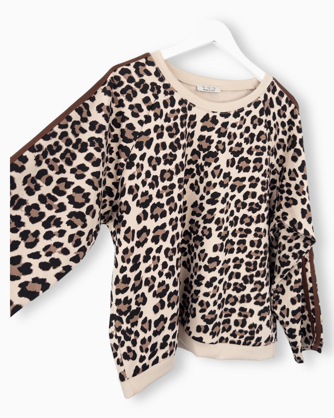 Oversize Leo Sweatshirt beige braun