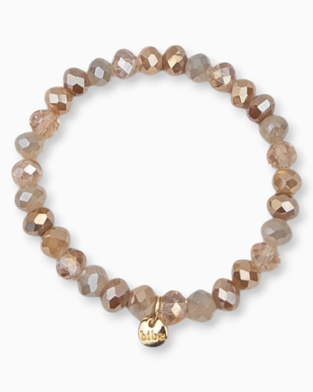 Crystal Armband beige