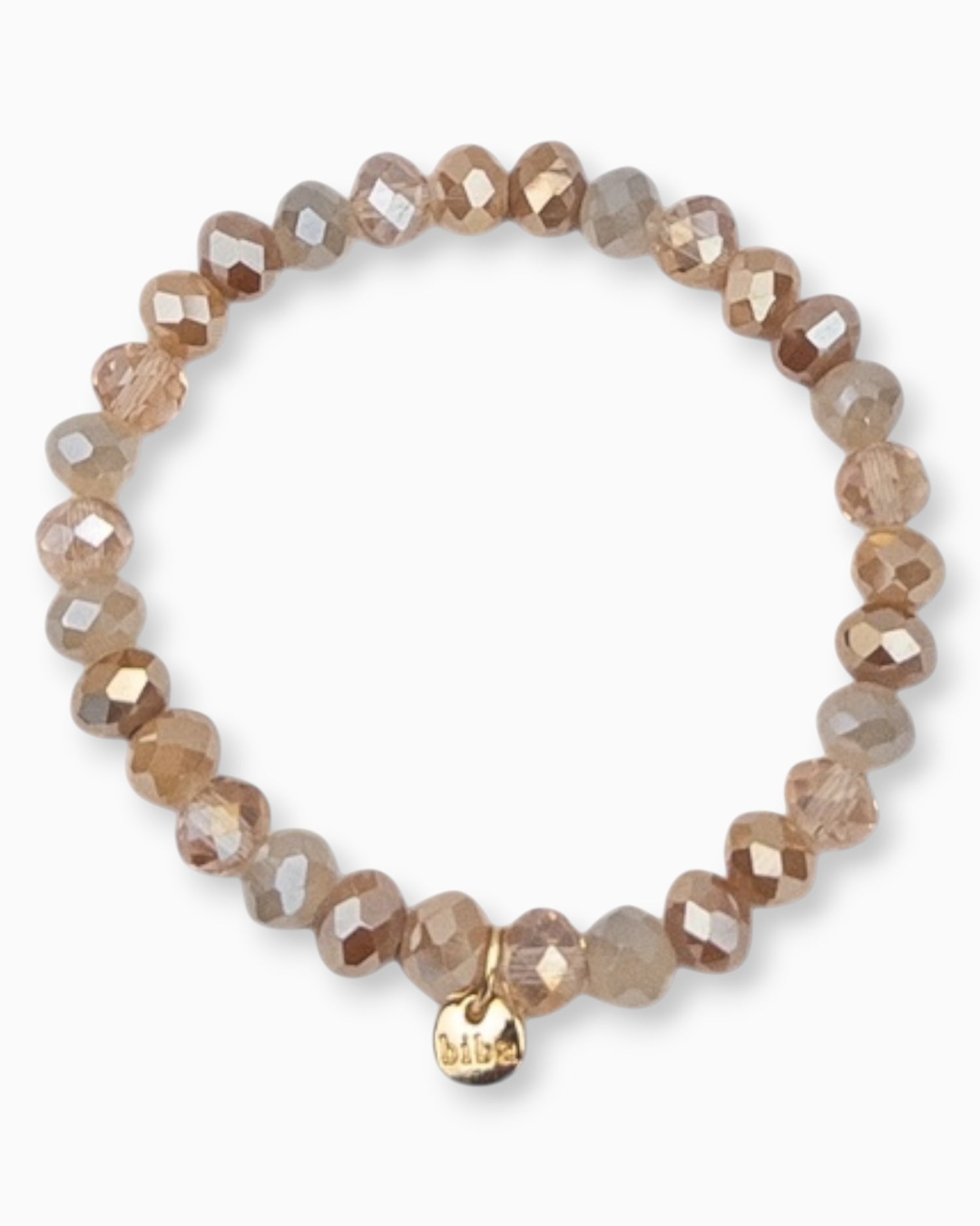 Crystal Armband beige