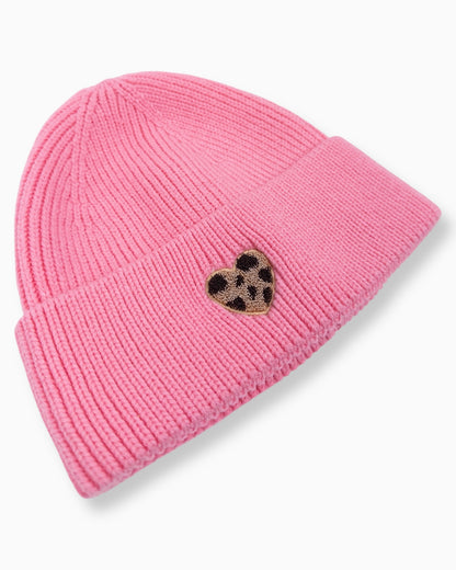 Mütze Leo Herz rosa Gr. L