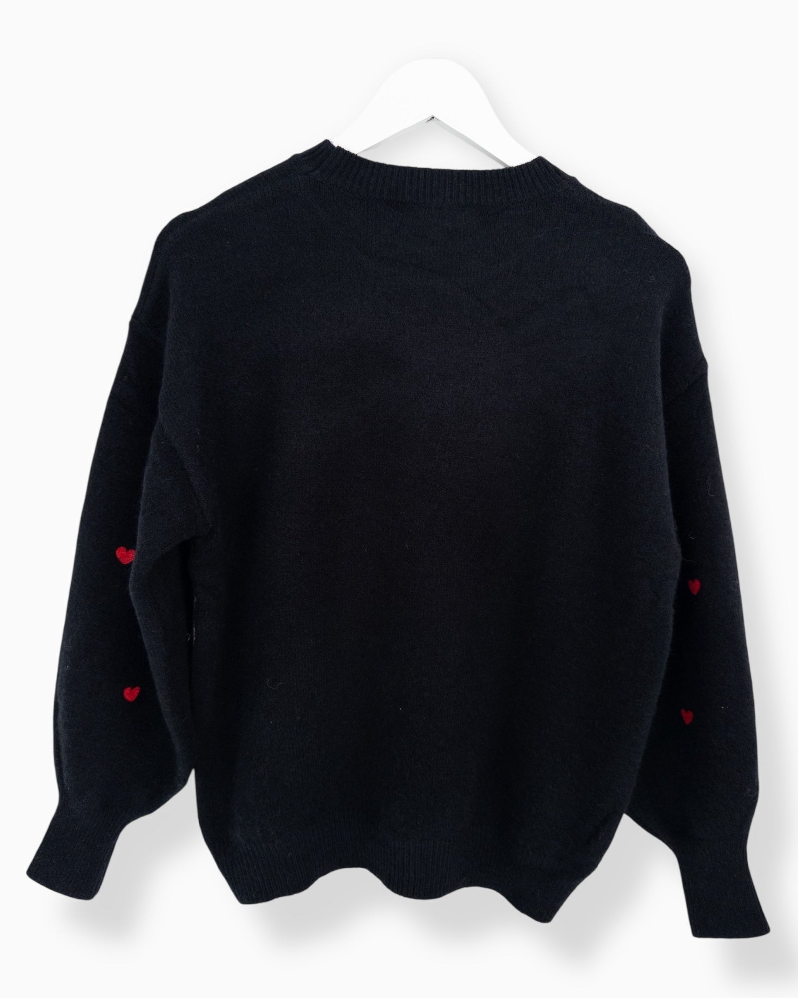 Pullover Herz schwarz