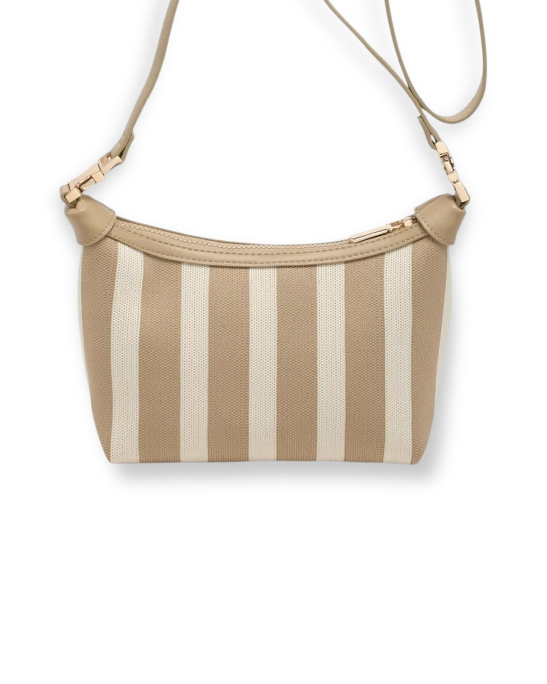 Maritime Canvas-Umhängetasche beige