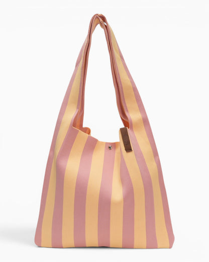 Shopper Lois LOT83 Streifen rosa gelb