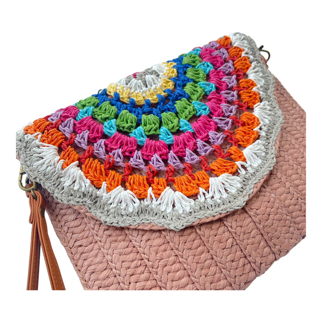 Clutch Sommer altrosa