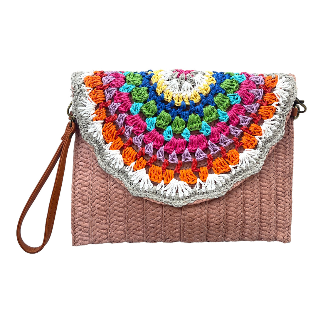 Clutch Sommer altrosa