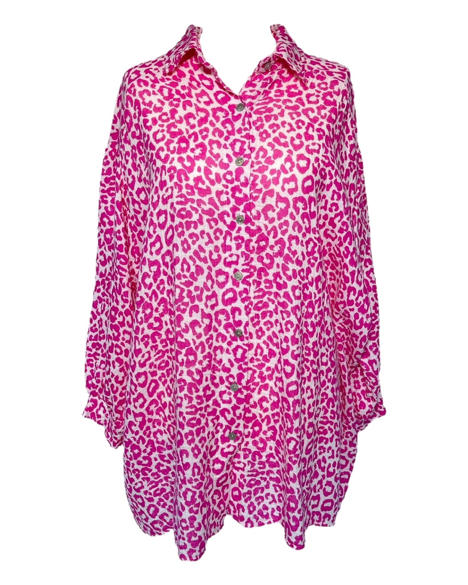 Bluse Musselin Leo pink