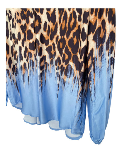 Bluse Leo blau