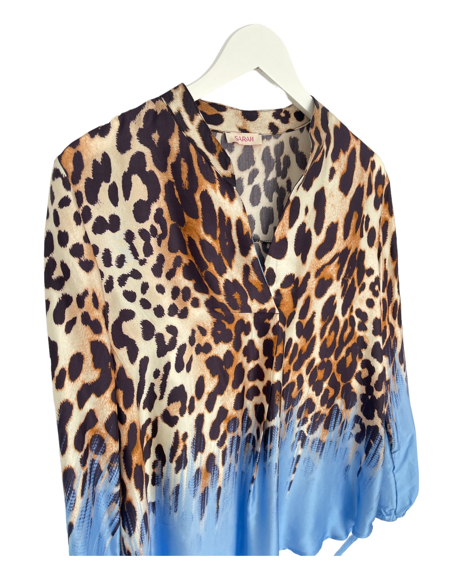 Bluse Leo blau