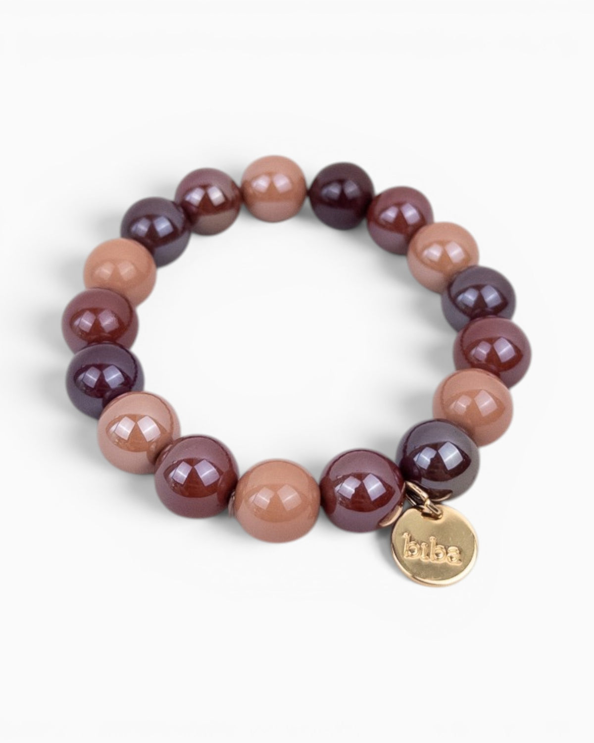 Perlenarmband biba marsala mix