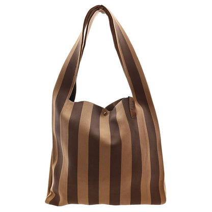 Shopper Lois mit Streifen braun