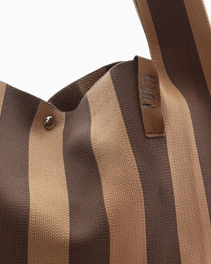 Shopper Lois LOT83 Streifen braun