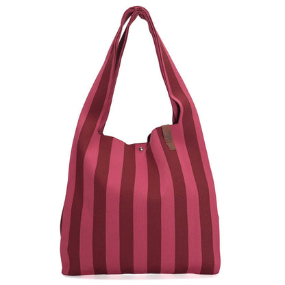 Shopper Lois mit Streifen bordeaux