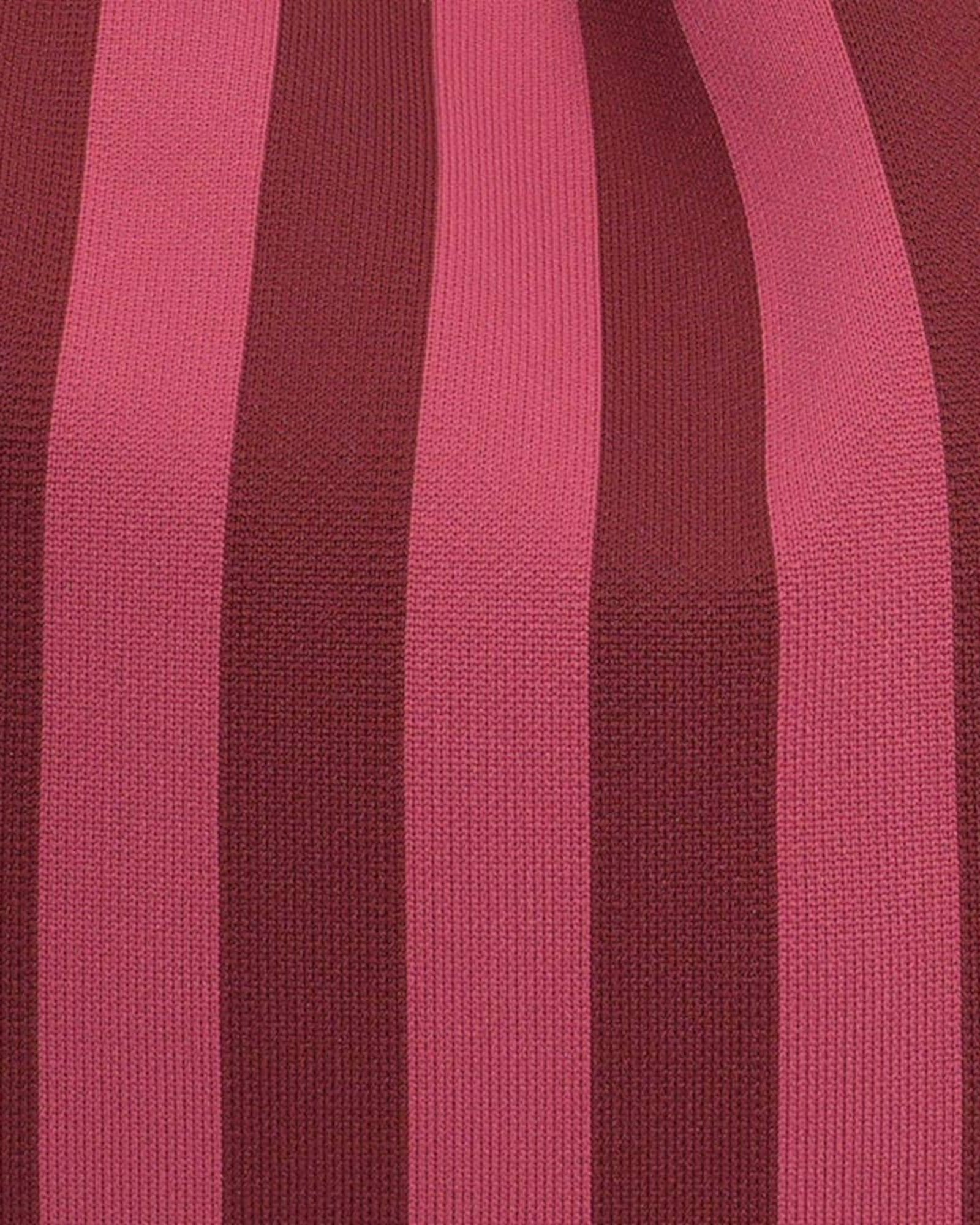 Shopper Lois LOT83 Streifen bordeaux