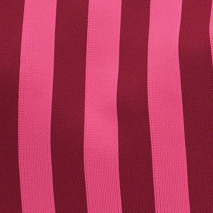 Shopper Lois mit Streifen bordeaux pink