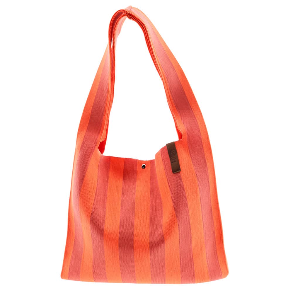 Shopper Lois mit Streifen orange