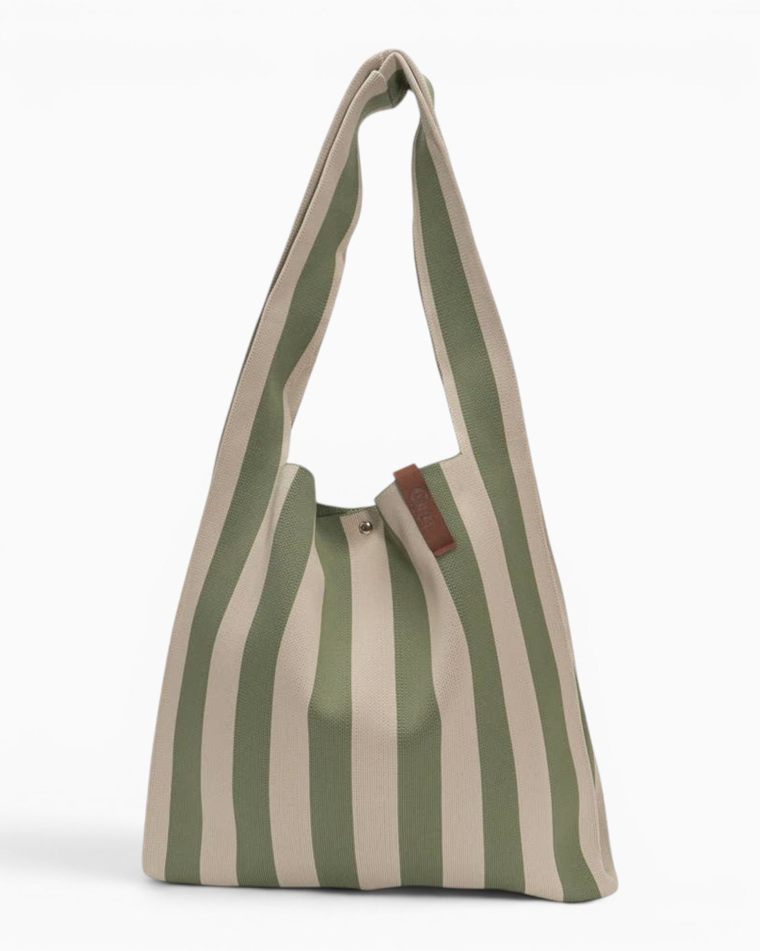 Shopper Lois LOT83 Streifen salbeigrün beige