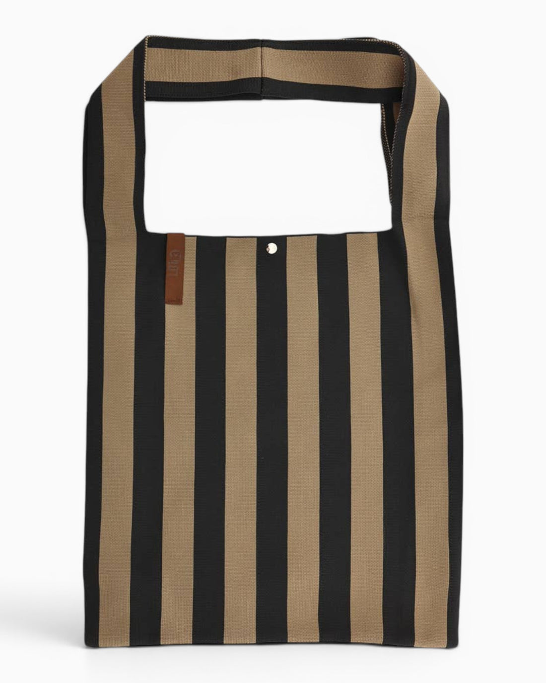 Shopper Lois LOT83 Streifen schwarz taupe